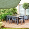 Toldo vela cuadrado 4x4 m Virek Rebajas