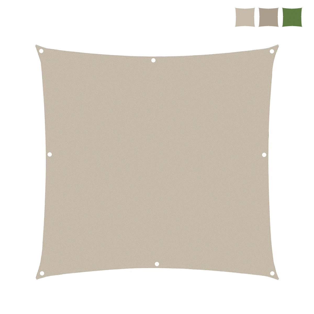 Toldo vela cuadrado 4x4 m Virek