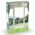 Mosquitera magnética para puerta 130x220 cm cinta adhesiva doble 8 imanes Zanzibar Modelo
