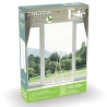 Mosquitera magnética para puerta 130x220 cm cinta adhesiva doble 8 imanes Zanzibar Modelo