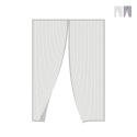 Mosquitera magnética para puerta 130x220 cm cinta adhesiva doble 8 imanes Zanzibar Promoción