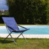 Silla reclinable de jardín acolchada con reposabrazos plegable Panama Venta