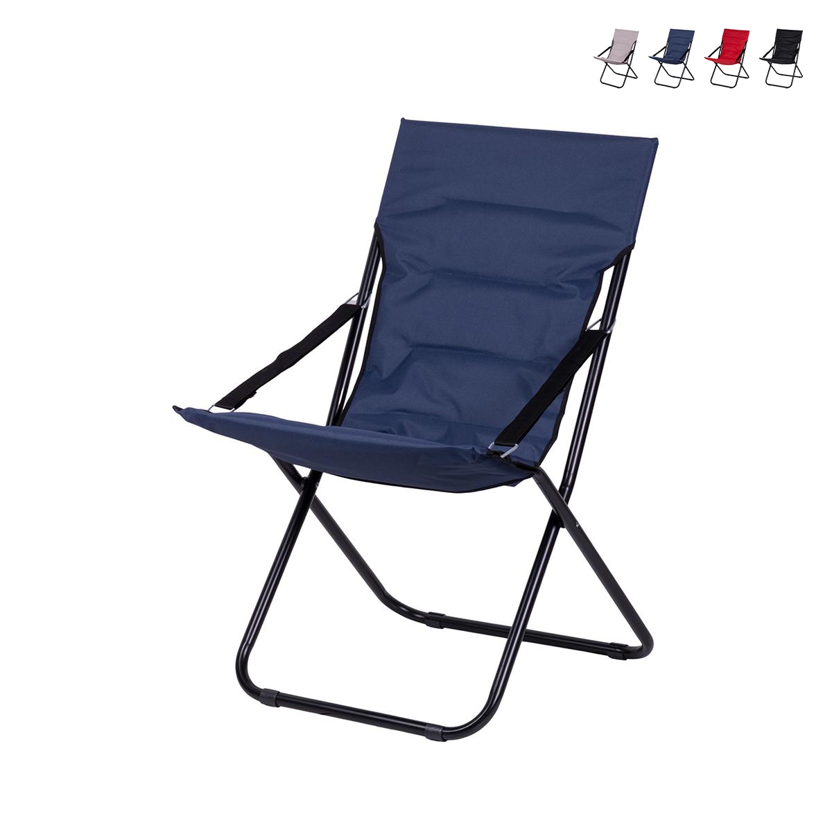 Silla reclinable de jardín acolchada con reposabrazos plegable Panama Promoción Silla reclinable de jardín acolchada con reposabrazos plegable Panama Promoción