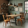 20 sillas diseño industrial metal vintage shabby chic estilo steel old Coste