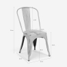 20 sillas diseño industrial metal vintage shabby chic estilo steel old 