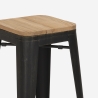 taburete de bar estilo industrial con reposapiés brush up Elección