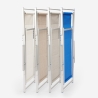 2 Tumbonas mar playa reposabrazos aluminio plegable Riccione Gold Lux 