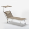 Tumbonas plegables de aluminio con parasol para playa - Santorini Limited Edition Elección