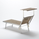 Tumbonas plegables de aluminio con parasol para playa - Santorini Limited Edition Catálogo
