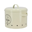 Bote de cocina de hojalata para patatas con orificios y tapa Rebajas