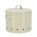 Bote de cocina de hojalata para patatas con orificios y tapa Catálogo