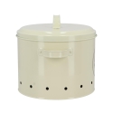 Bote de cocina de hojalata para patatas con orificios y tapa Modelo