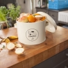 Bote de cocina de hojalata para patatas con orificios y tapa Venta