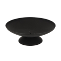 Brasero de jardín exterior redondo de hierro fundido negro 50 cm Promoción