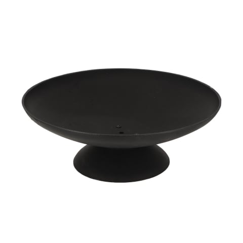 Brasero de jardín exterior redondo de hierro fundido negro 50 cm Promoción