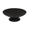 Brasero de jardín exterior redondo de hierro fundido negro 50 cm Promoción