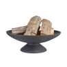 Brasero de jardín exterior redondo de hierro fundido negro 50 cm Venta