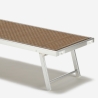 4 Tumbonas plegables de playa en aluminio Santorini Limited Edition Compra