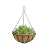 Cesta colgante con cadena y maceta de coco 35 cm Oferta