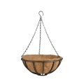 Cesta colgante con cadena y maceta de coco 35 cm Promoción