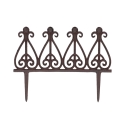 Bordura decorativa para parterre en hierro fundido 38cm Promoción