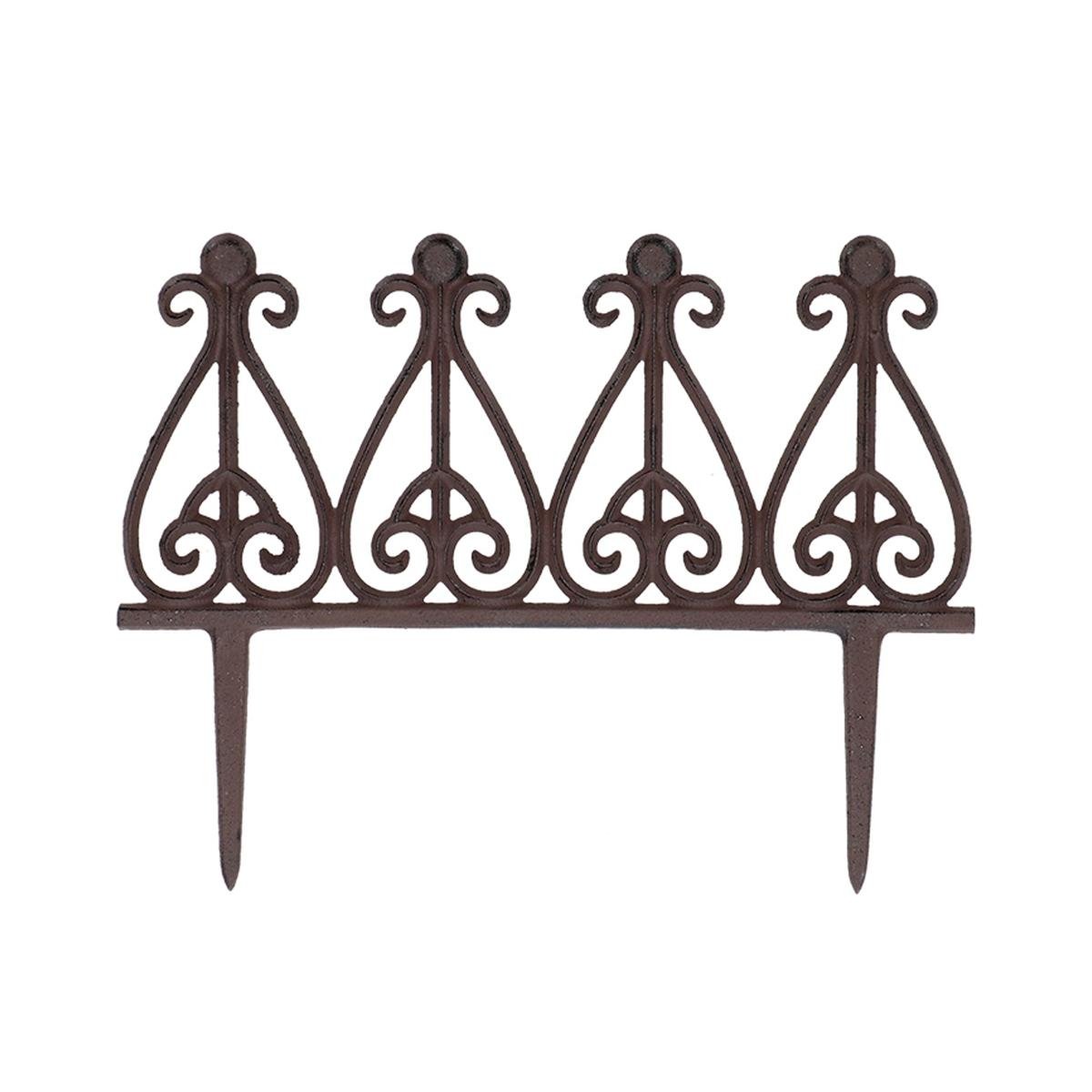 Bordura decorativa para parterre en hierro fundido 38cm Promoción Bordura decorativa para parterre en hierro fundido 38cm Promoción