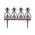 Bordura decorativa para parterre en hierro fundido 38cm Promoción