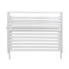 Estantería escalera para macetas 2 estantes de madera blanca Oferta