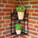 Estantería de esquina para pared con 2 estantes plegables Venta