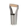 Foraterra plantador de bulbos de flores en acero inoxidable con mango de madera Rebajas