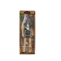 Tijeras de podar para flores de acero y madera de fresno Oferta