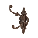 Colgador decorativo de pared con 3 ganchos giratorios de hierro fundido Venta