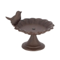 Comedero para pájaros de hierro fundido para mesa Oferta
