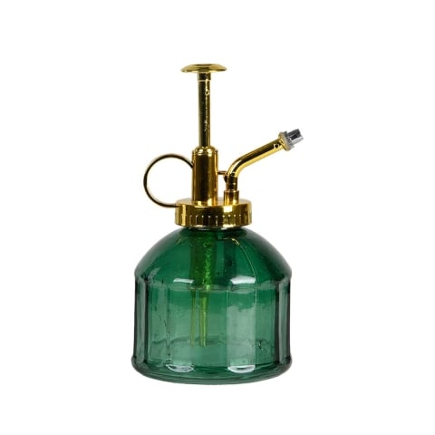 Nebulizador de vidrio verde para plantas y flores Promoción