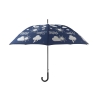 Paraguas fantástico con estampado de pajaritos que cambia de color con la lluvia Compra