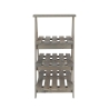 Escalera triangular de madera para macetas con 4 estantes Oferta