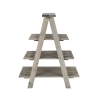 Escalera triangular de madera para macetas con 4 estantes Rebajas