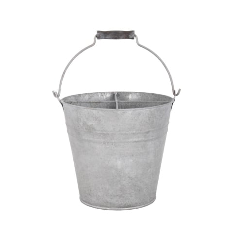 Cubo de metal galvanizado envejecido 7L Promoción