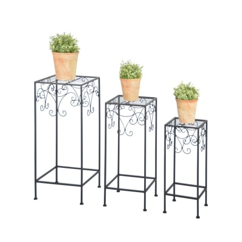 Set de 3 soportes para plantas en estilo clásico Promoción