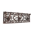 Soporte de pared de hierro fundido con 3 ganchos decorativos Promoción