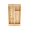 Mueble de pared con mesa plegable de madera portaobjetos Descueto