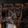 Soporte de pared de hierro fundido con 3 ganchos decorativos Rebajas