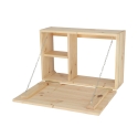 Armario de pared con estante plegable de madera Promoción