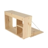 Armario de pared con estante plegable de madera Venta