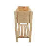 Jardinera elevada de madera natural 80,5x37,3x78,2 cm Catálogo