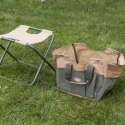 Taburete plegable con bolsa para herramientas de jardinería Rebajas