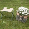 Taburete plegable con bolsa para herramientas de jardinería Oferta