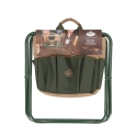 Taburete plegable con bolsa para herramientas de jardinería Modelo