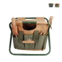 Taburete plegable con bolsa para herramientas de jardinería Promoción