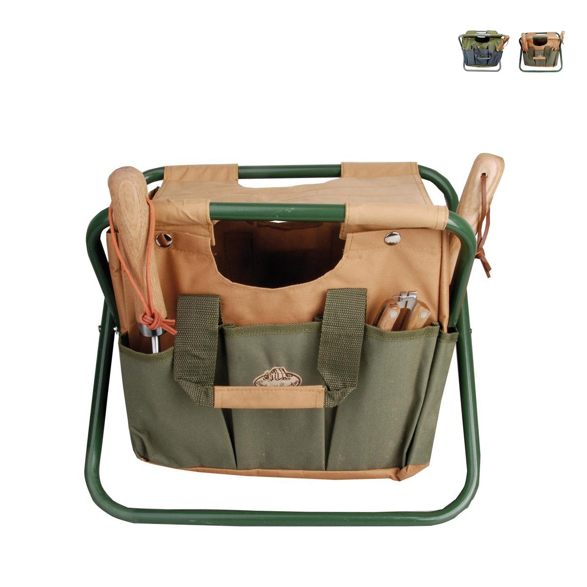 Taburete plegable con bolsa para herramientas de jardinería Promoción Taburete plegable con bolsa para herramientas de jardinería Promoción